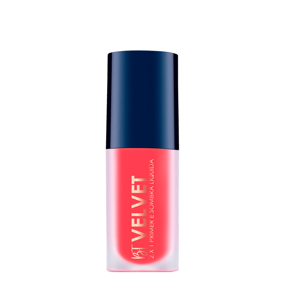 Sombra Líquida e Primer 2X1 Bruna Tavares Bt Velvet Coral 6ml