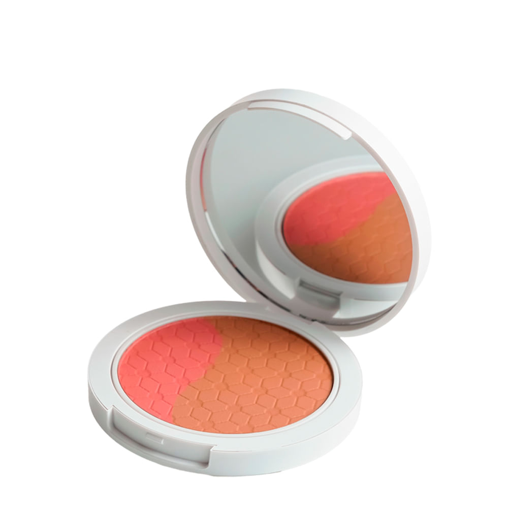 Pó Iluminador e Bronzer Care Natural Beauty Clean Pink Mocha