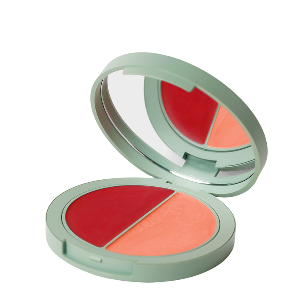 Blush e Iluminador Care Natural Beauty Crystal e Gold Duo 10g