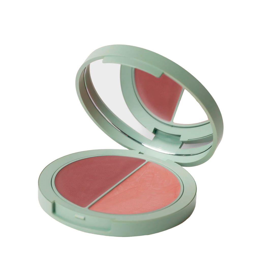 Blush e Iluminador Multifuncional Duo Care Natural Mauve & Stardust 10g