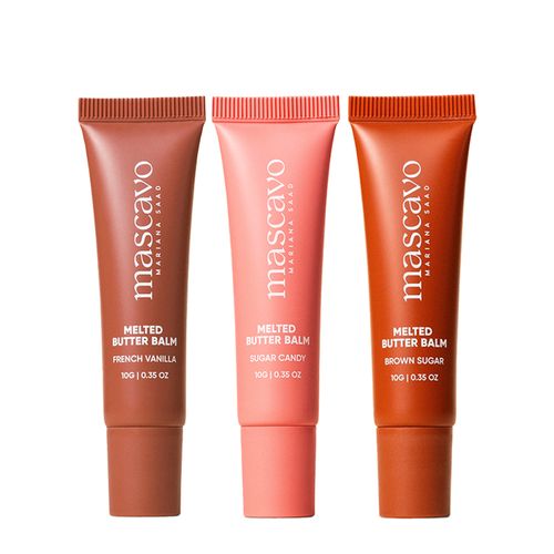 Kit Mascavo Melted Butter Lip Balm 10g - 3 Produtos
