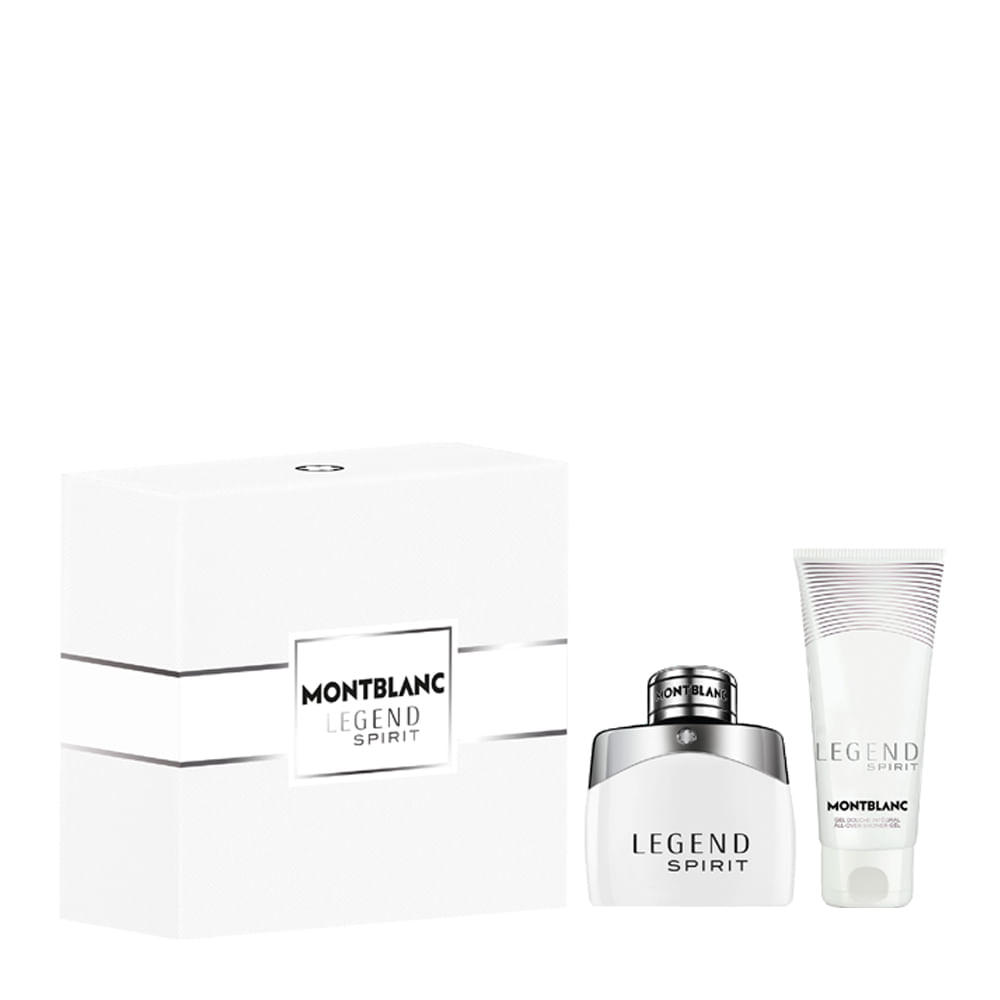 Kit Perfume Montblanc Legend Spirit Masculino - Eau de Toilette 50ml + Gel de Banho 100ml
