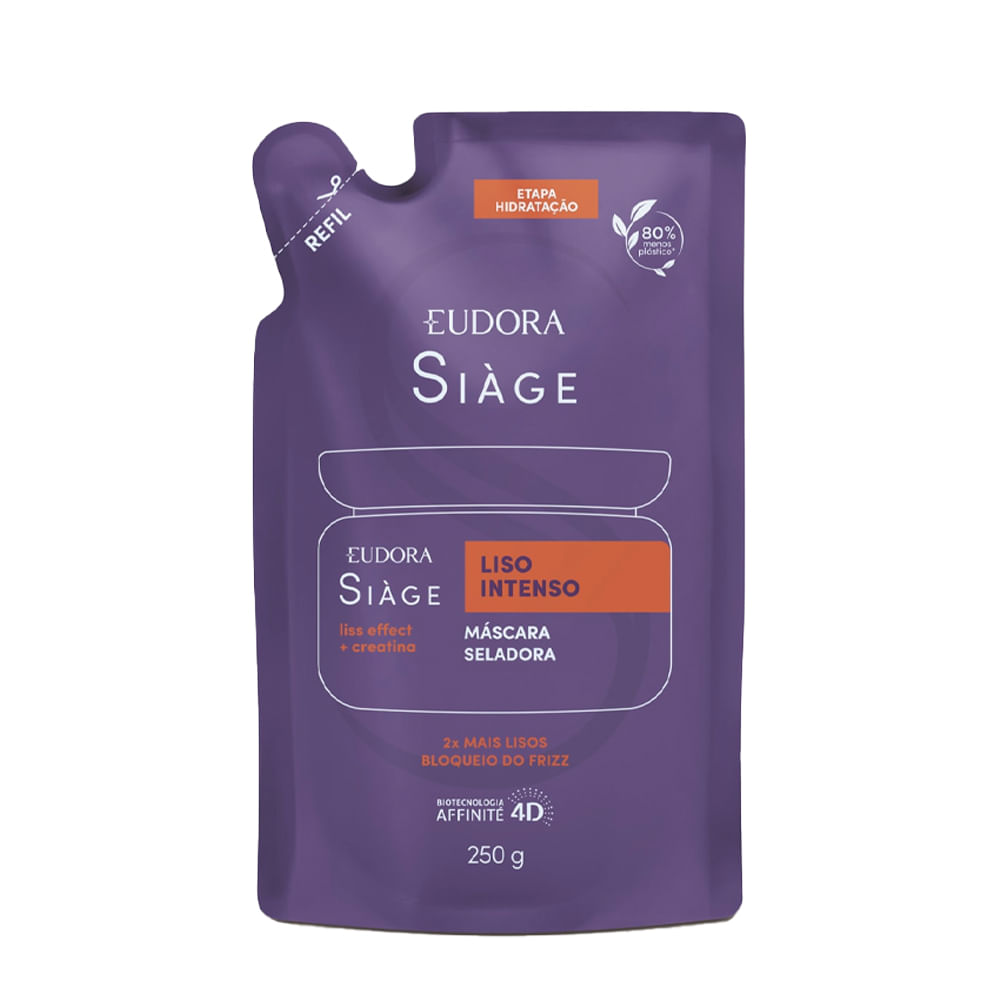 Máscara Eudora Siàge Liso Intenso 250g (Refil)