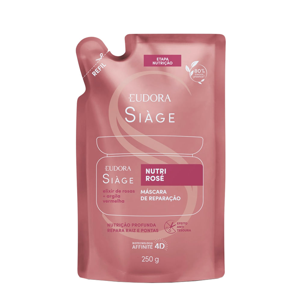 Máscara Eudora Siàge Nutri Rose 250g (Refil)