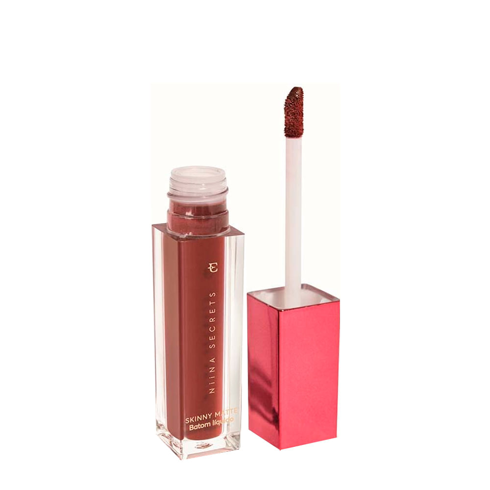 Batom Eudora Niina Secrets Skinny Matte Castanho Begonia 5ml