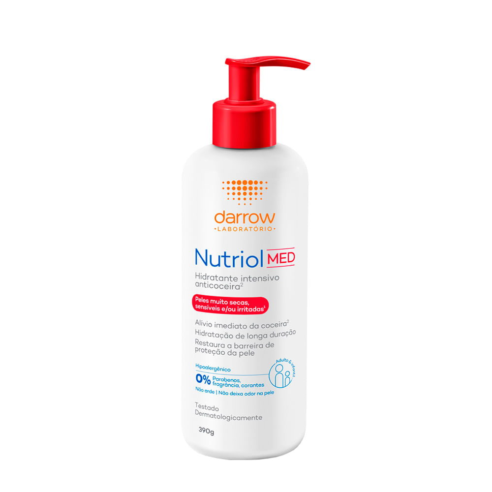 Creme Hidratante Corporal Anticoceira Darrow Nutriol Med 390g
