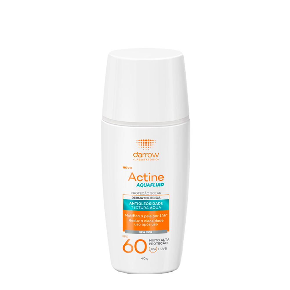 Protetor Solar Darrow Actine Aquafluid FPS 60 40g