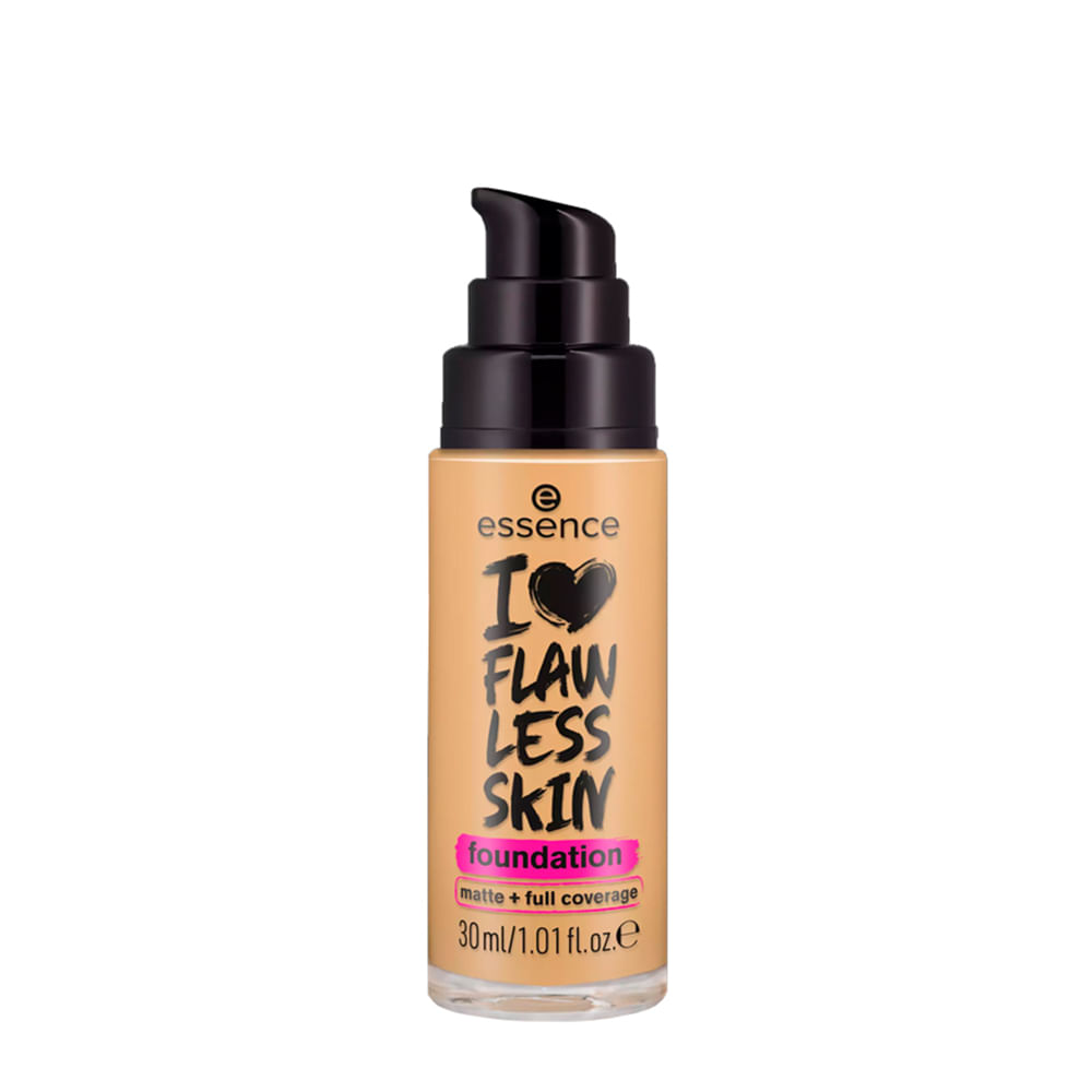 Base Líquida Essence I Love Flawless Skin Fps 20 Matte 40 Light Ivory 30ml