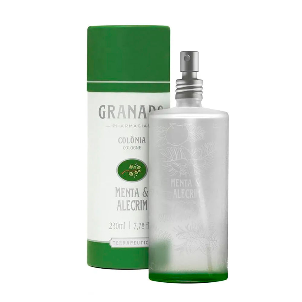 Colônia Granado Terrapeutics Menta & Alecrim Unissex 230ml