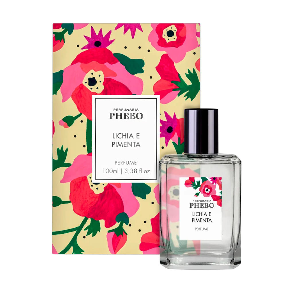 Perfume Phebo Perfumaria Lichia e Pimenta Parfum Unissex 100ml