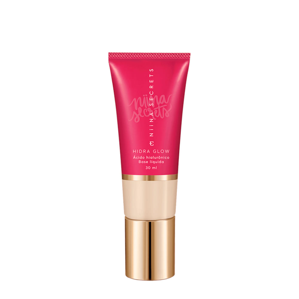 Base Líquida Eudora Niina Secrets Hidra Glow Natural 00 30ml