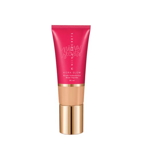 Base Líquida Eudora Niina Secrets Hidra Glow Natural 10 30ml