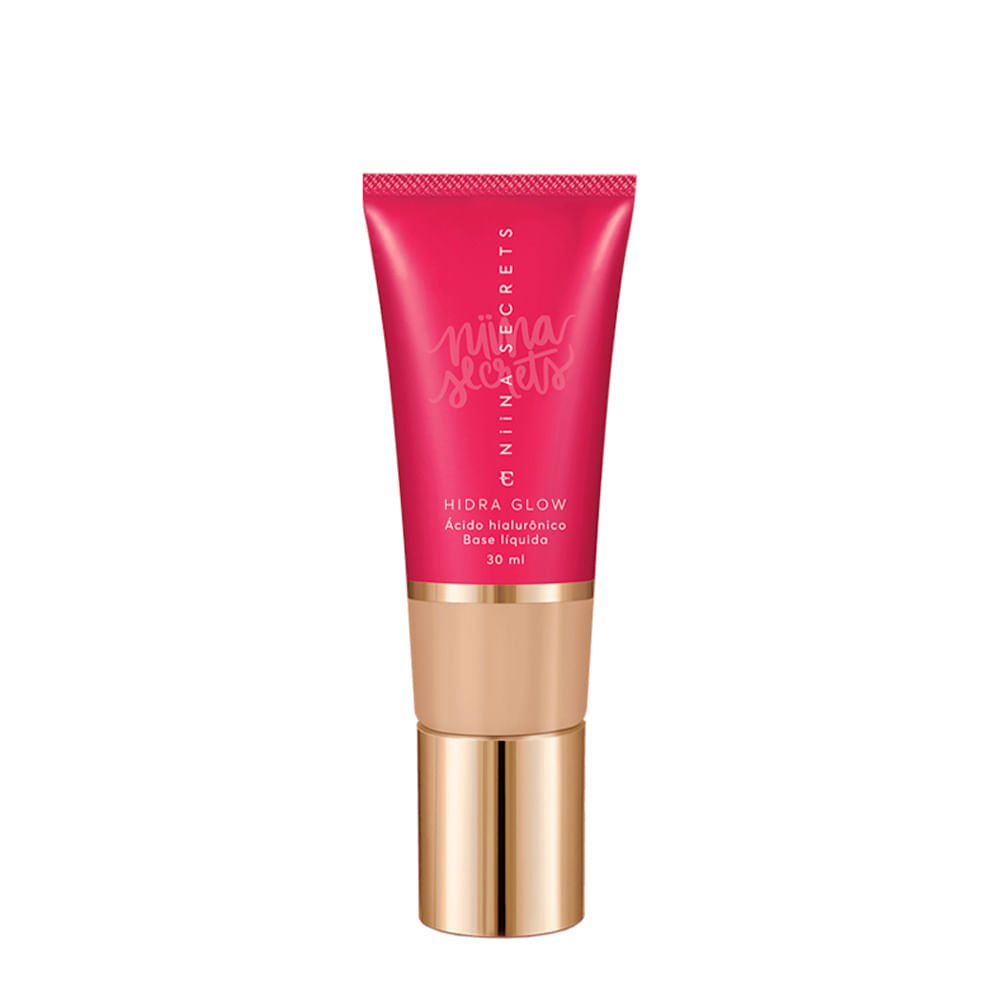Base Líquida Eudora Niina Secrets Hidra Glow Natural 13 30ml