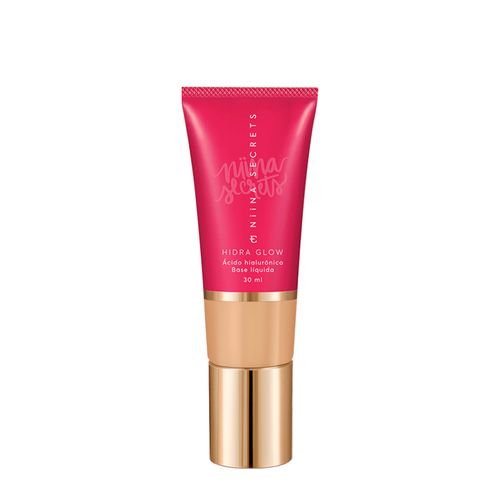 Base Líquida Eudora Niina Secrets Hidra Glow Natural 25 30ml