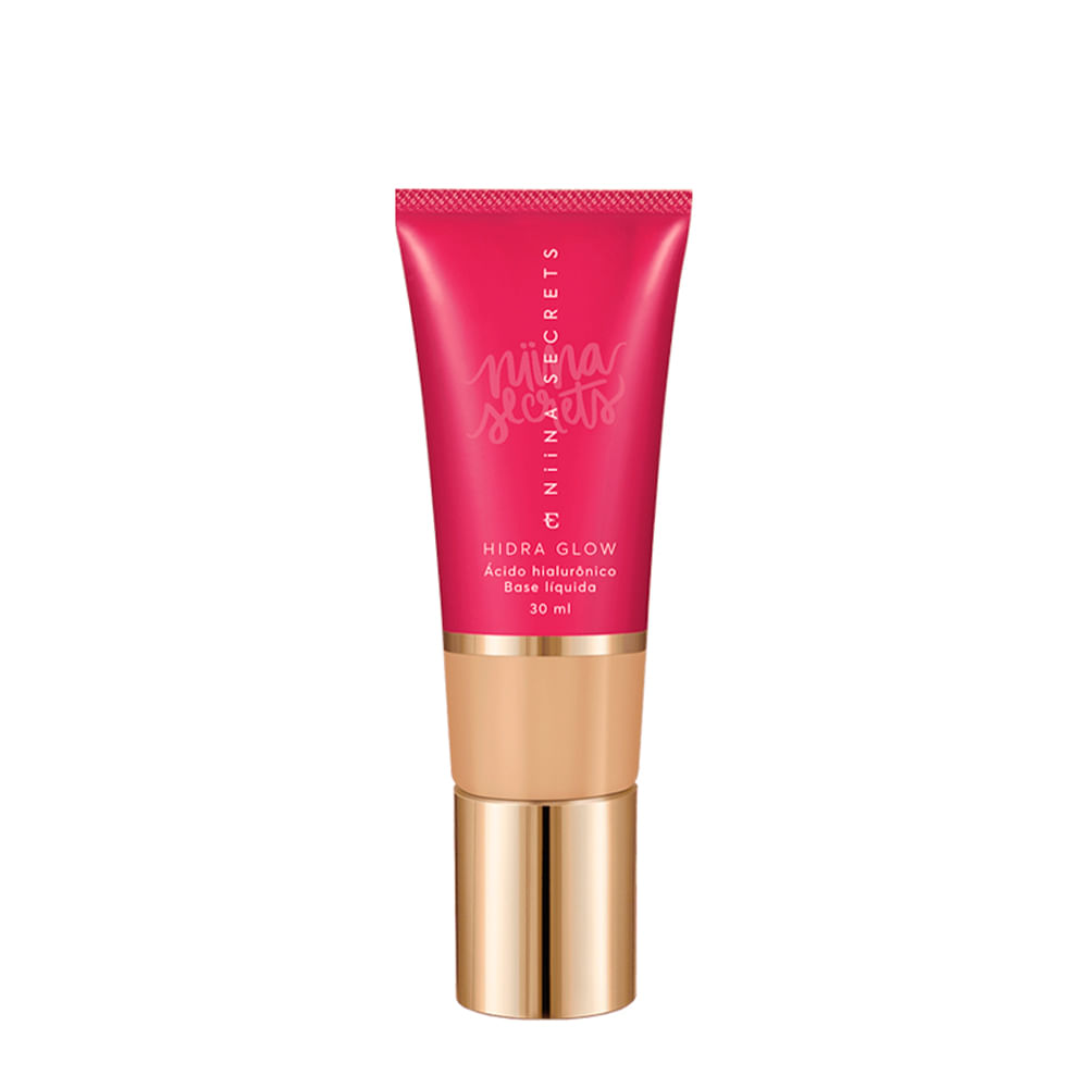 Base Líquida Eudora Niina Secrets Hidra Glow Natural 25 30ml