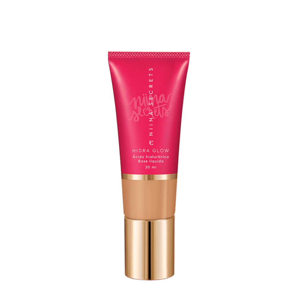 Base Líquida Eudora Niina Secrets Hidra Glow Natural 45 30ml