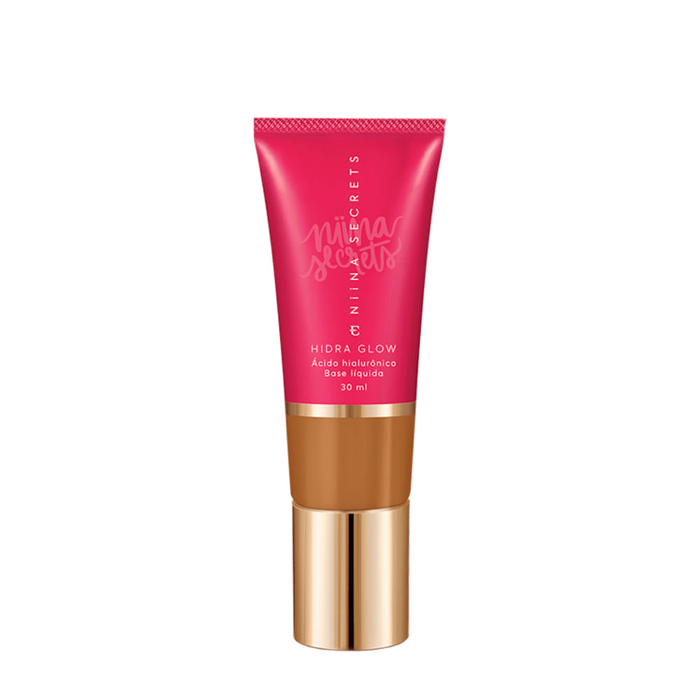 Base Líquida Eudora Niina Secrets Hidra Glow Natural 70 30ml