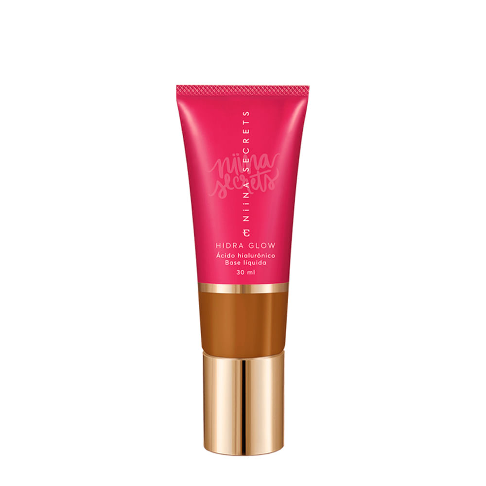 Base Líquida Eudora Niina Secrets Hidra Glow Natural 75 30ml