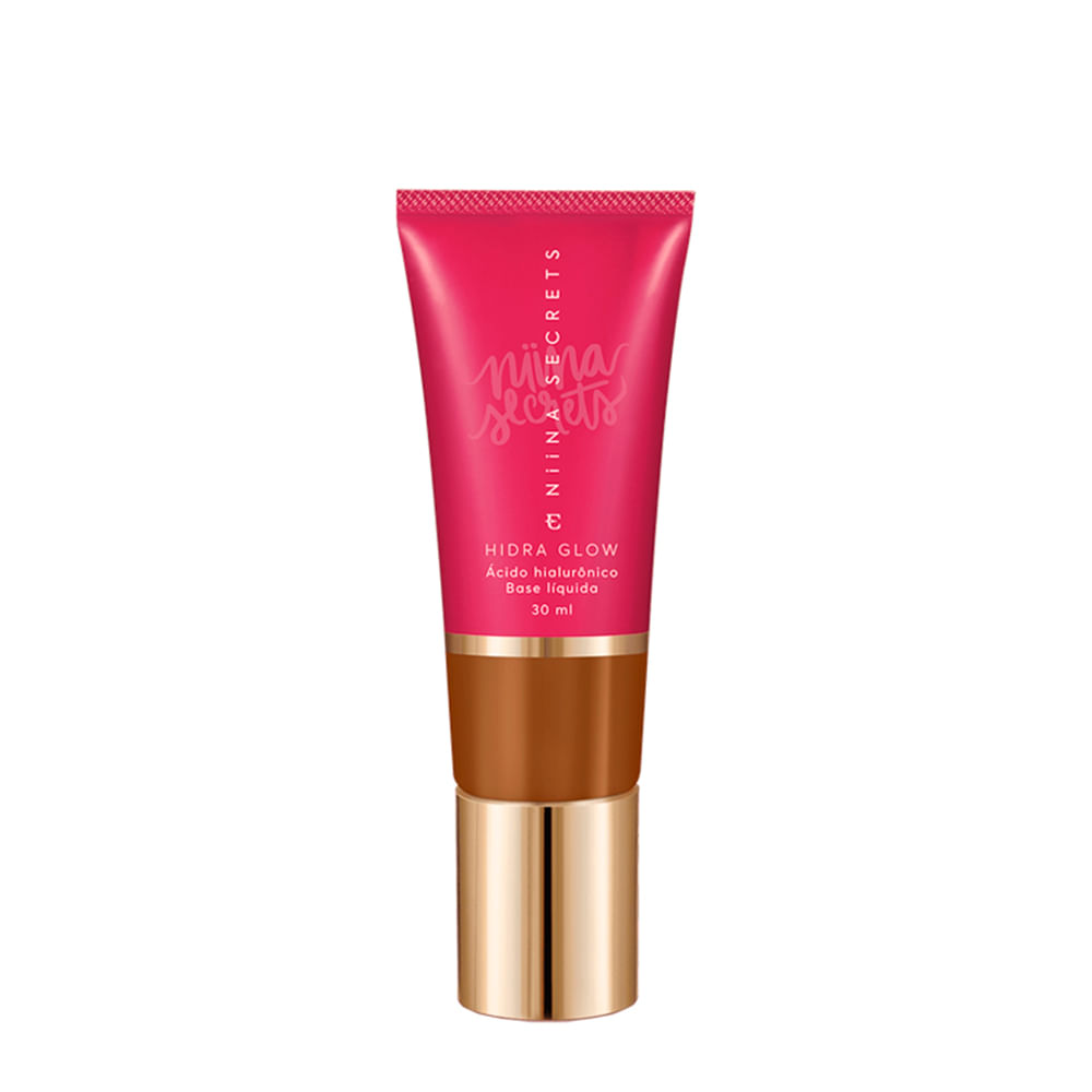 Base Líquida Eudora Niina Secrets Hidra Glow Natural 80 30ml