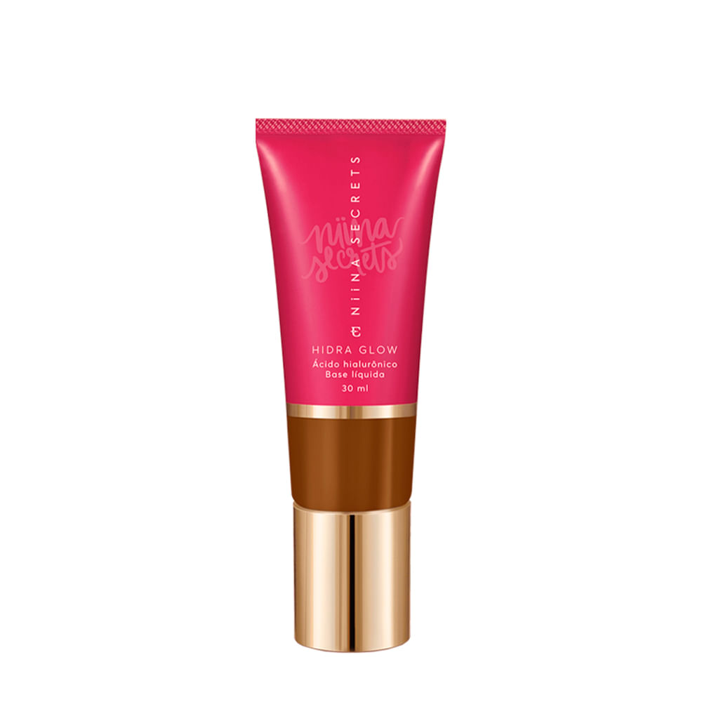 Base Líquida Eudora Niina Secrets Hidra Glow Natural 90 30ml