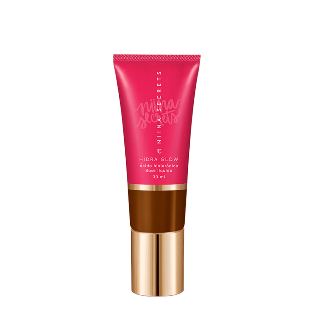 Base Líquida Eudora Niina Secrets Hidra Glow Natural 95 30ml