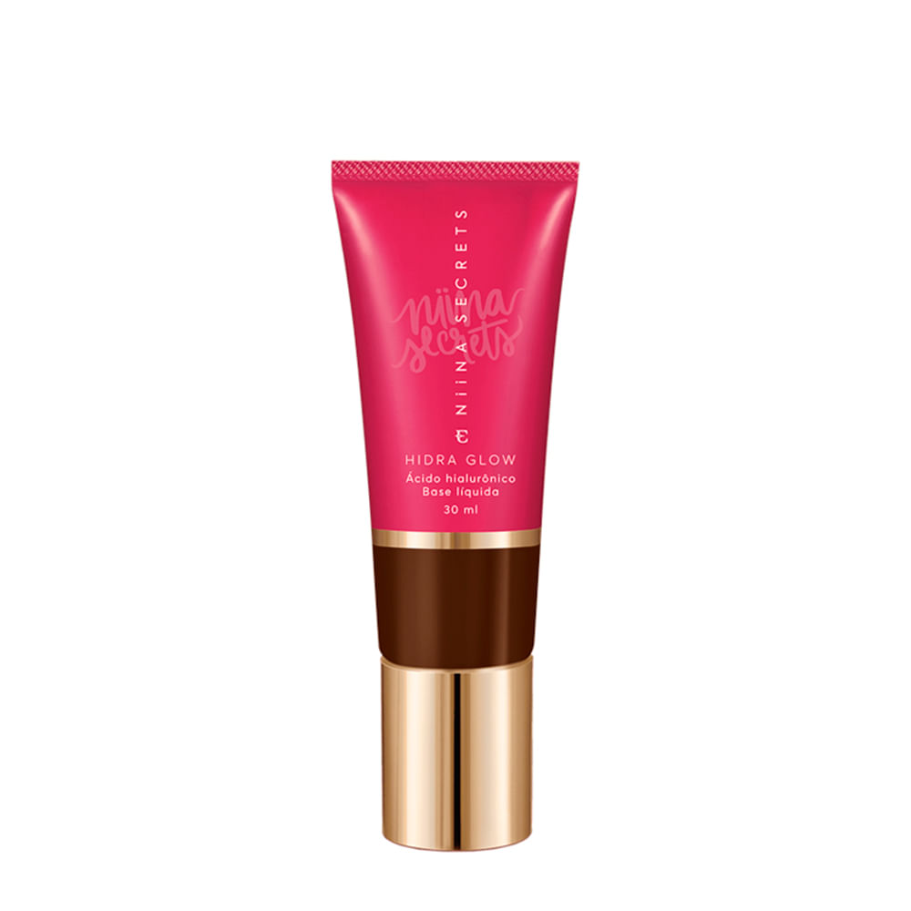 Base Líquida Eudora Niina Secrets Hidra Glow Natural 100 30ml