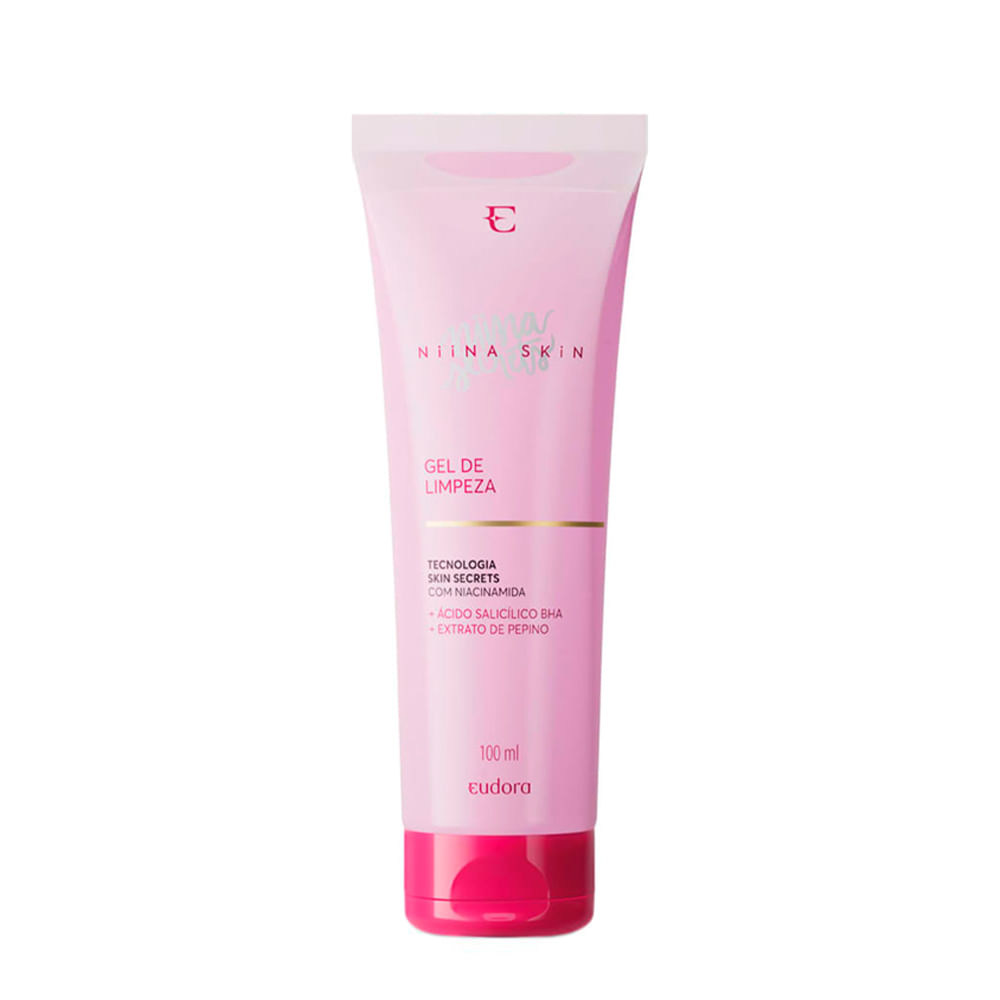 Gel Facial de Limpeza Eudora Niina Secrets Skin 100ml