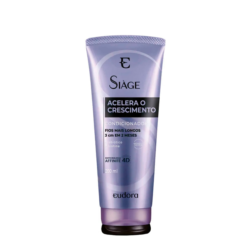 Condicionador Eudora Siàge Acelera Crescimento 200ml