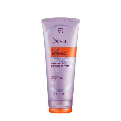 Condicionador Eudora Siáge Liso Intenso 4D 200ml
