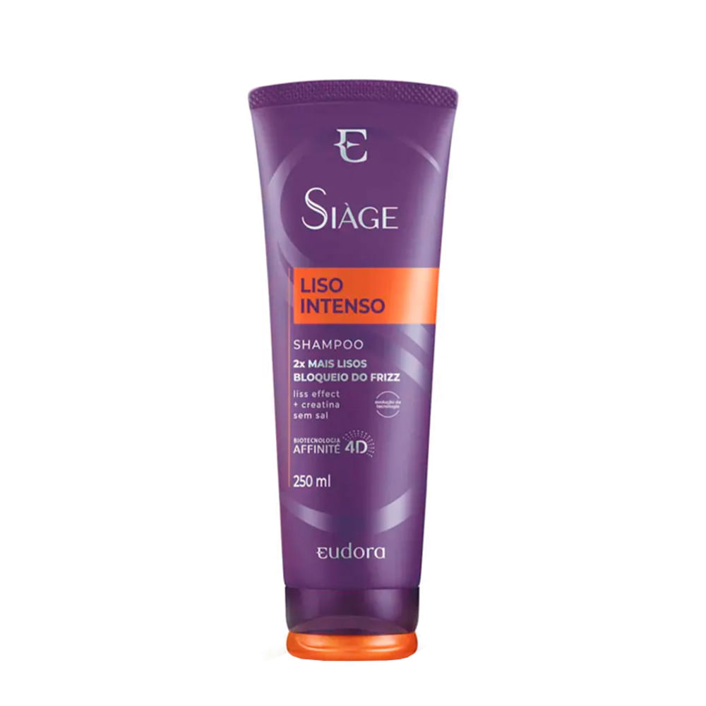 Shampoo Eudora Siáge Liso Intenso 4D 250ml