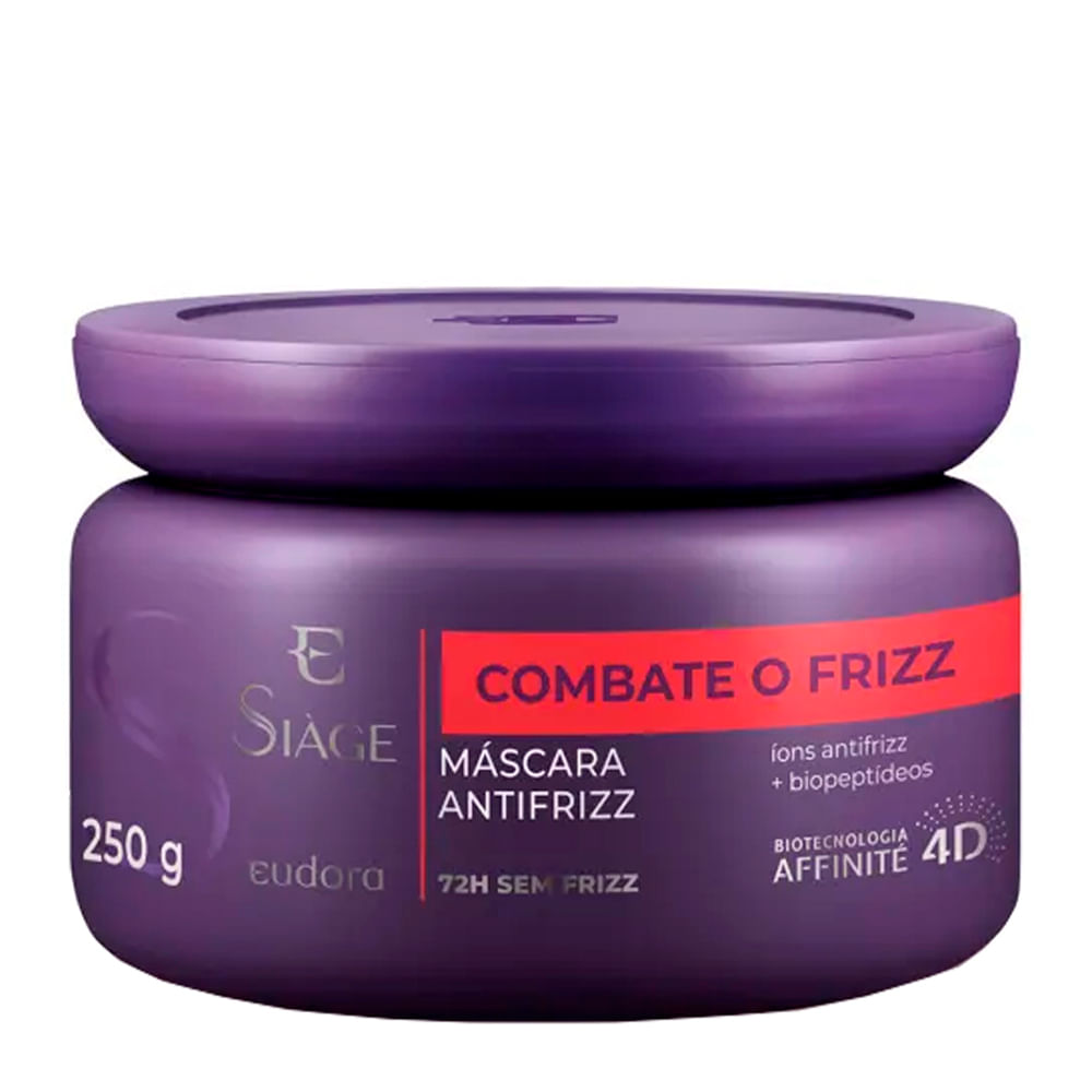 Máscara Antifrizz Eudora Siàge Combate o Frizz 250g