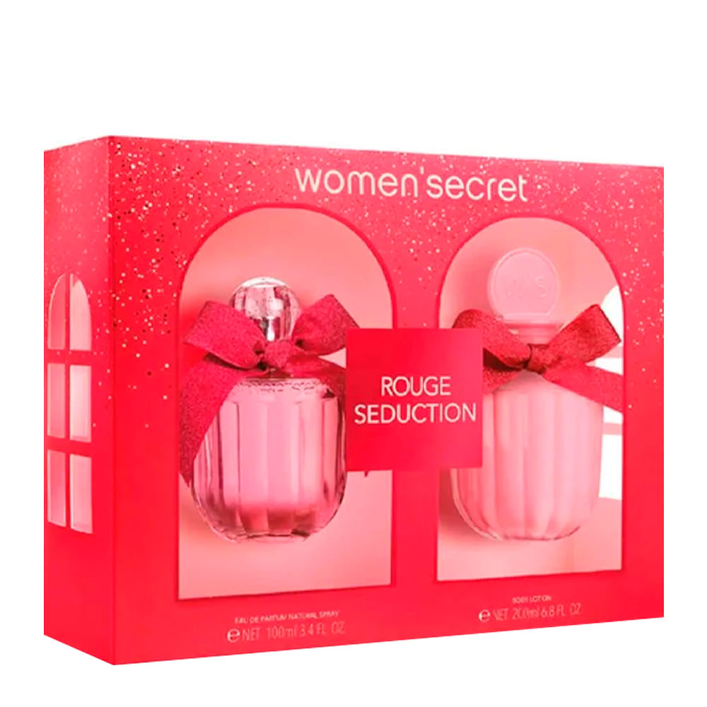 Kit Perfume Women'secret Rouge Seduction Feminino - Eau de Parfum 100ml + Loção Corporal 200ml