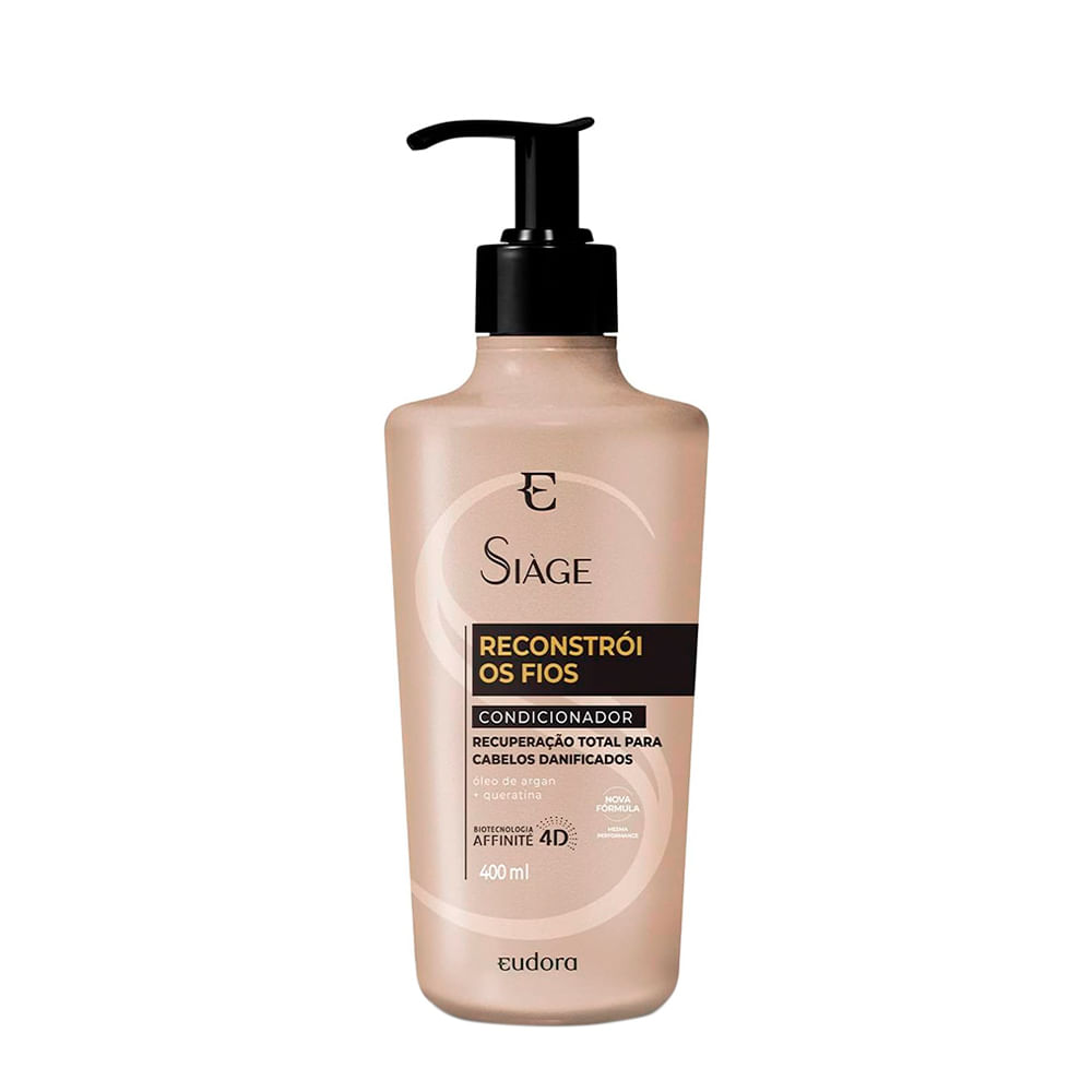 Condicionador Eudora Siàge Reconstrói os Fios 400 ml