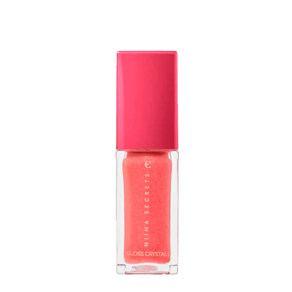 Gloss Labial Líquido Eudora Niina Secrets Gloss Crystal Rubi 7ml