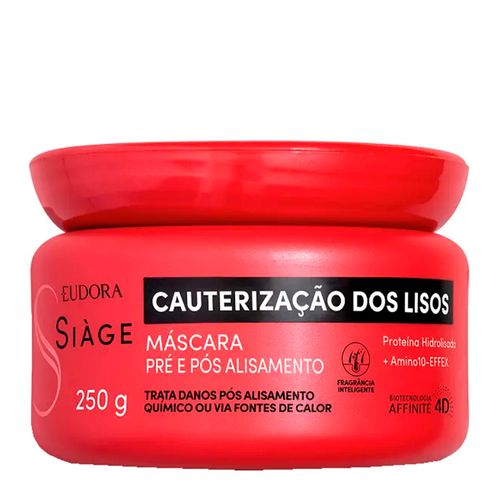 Máscara de Hidratação Eudora Siàge Cauterização dos Lisos 250g