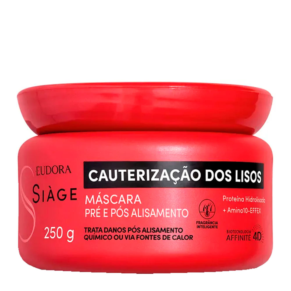 Máscara de Hidratação Eudora Siàge Cauterização dos Lisos 250g