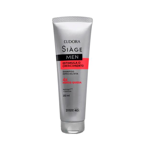 Shampoo Eudora Siàge Men Estimula o Crescimento 250ml 250 ml