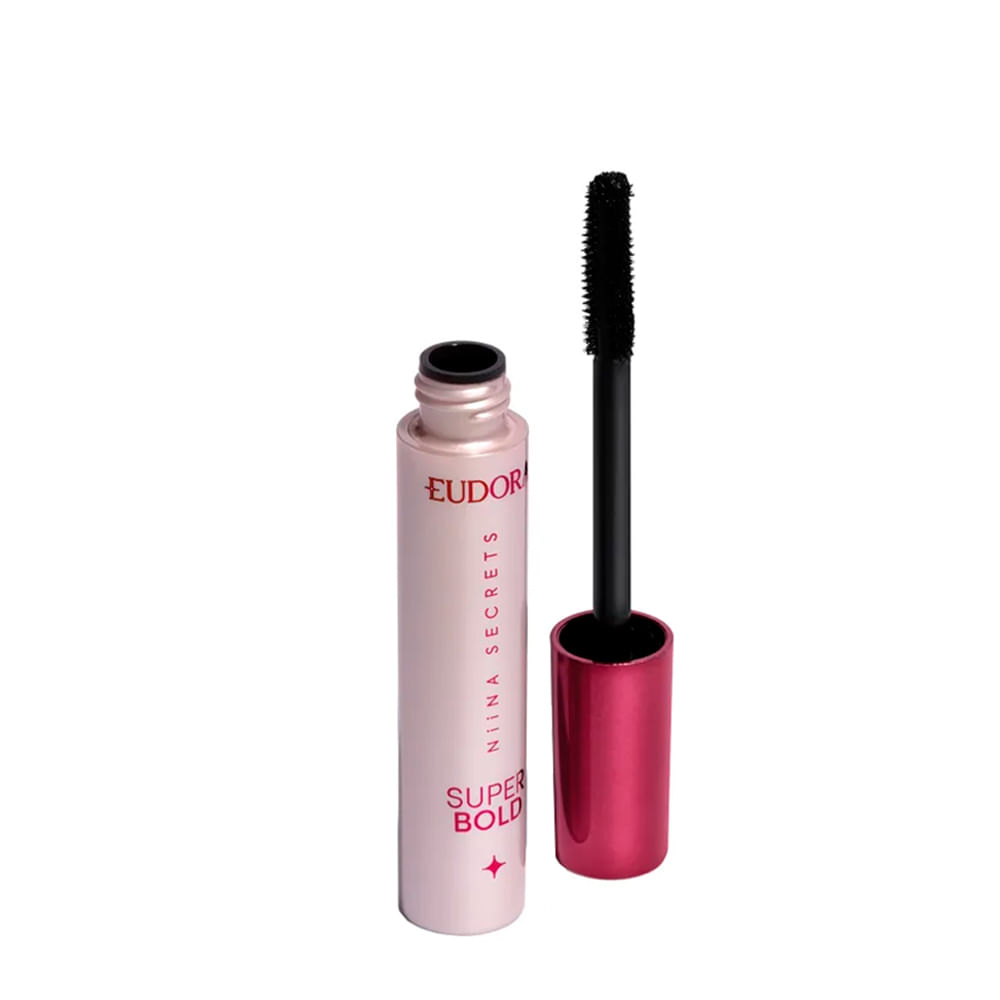 Máscara de Cílios Eudora Niina Secrets Super Bold Preto