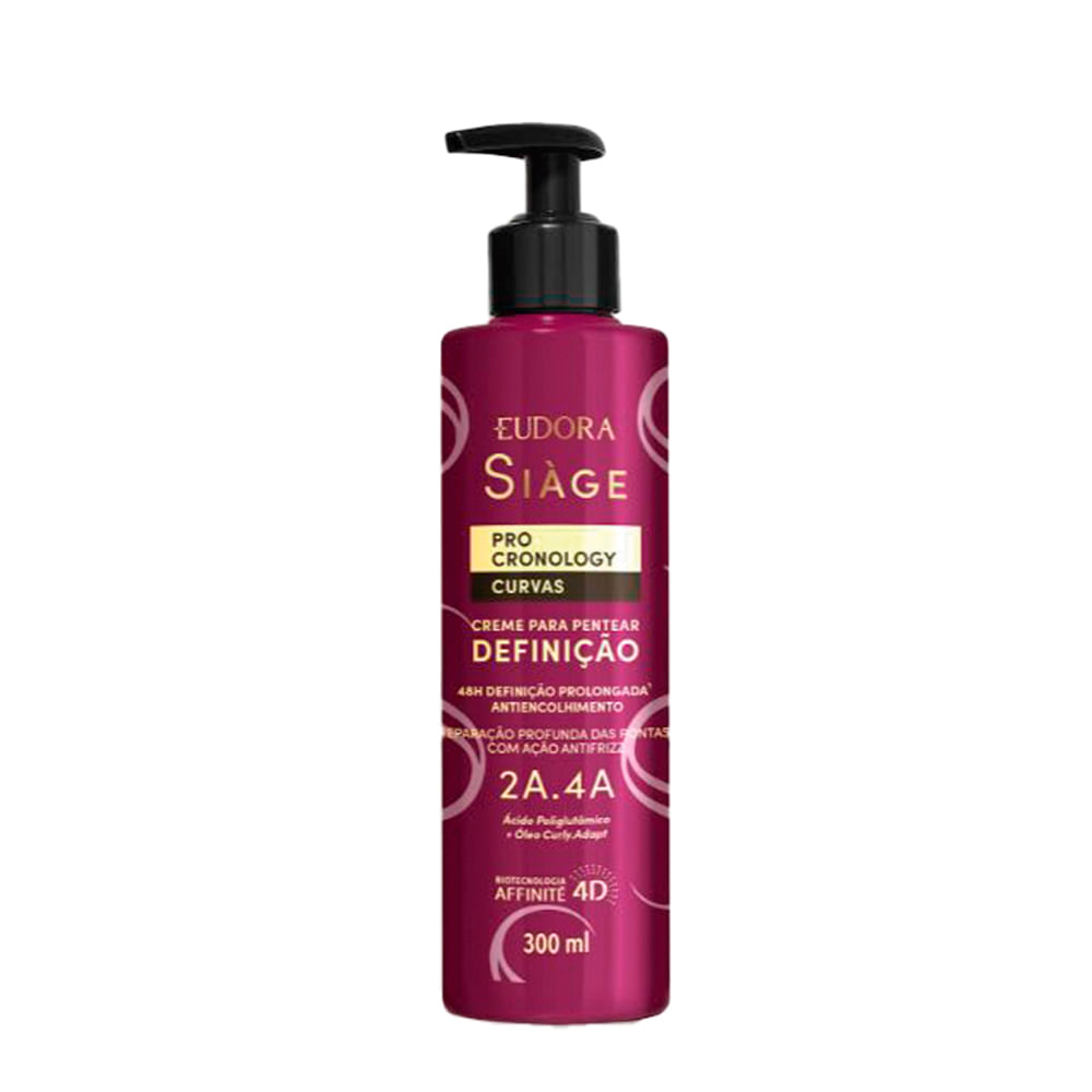 Creme para Pentear Eudora Siàge Pro Cronology Curvas Definição 300ml