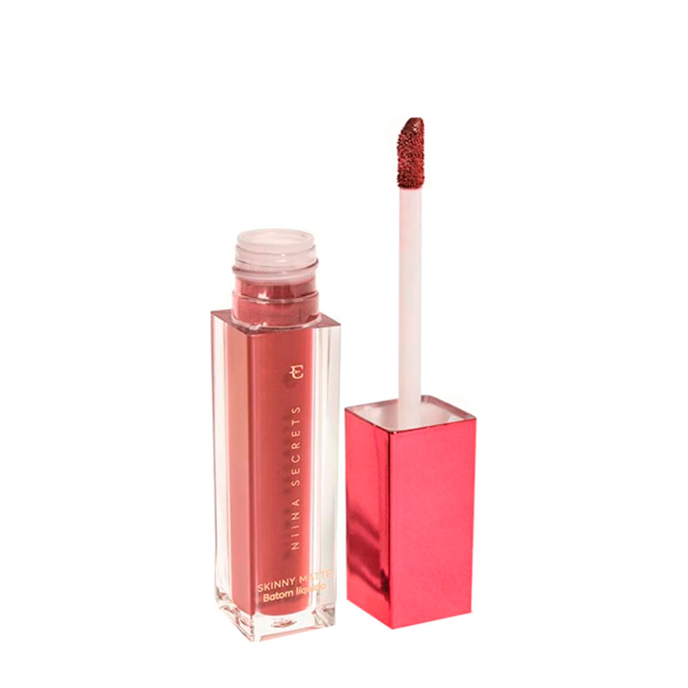 Batom Eudora Niina Secrets Skinny Matte Malva Camélia 5ml