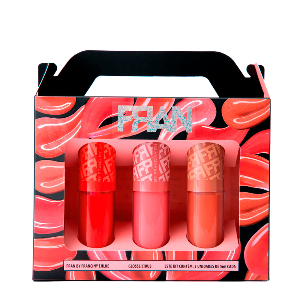 Kit Fran By Franciny Ehlke Glosslicious - 3 Produtos