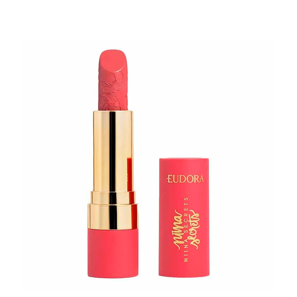 Batom Eudora Niina Secrets Soft Petals Rosa Secreta 3,6g