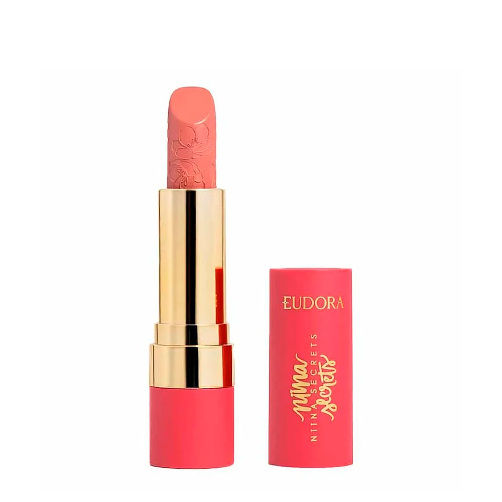 Batom Eudora Niina Secrets Soft Petals Rosé Pétala 3,6g