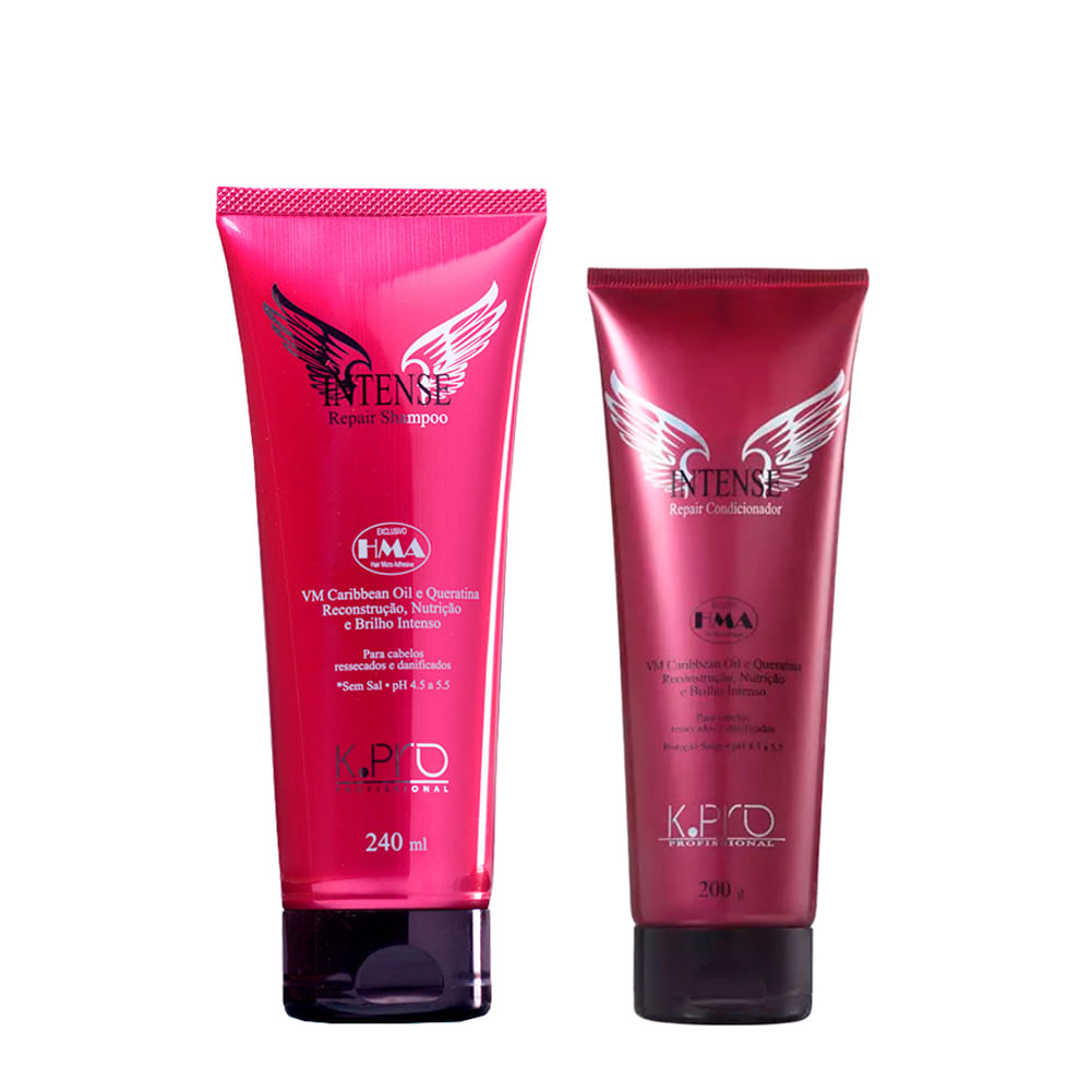 Kit K-Pro Profissional Intense Repair - Shampoo 240ml + Condicionador 200g