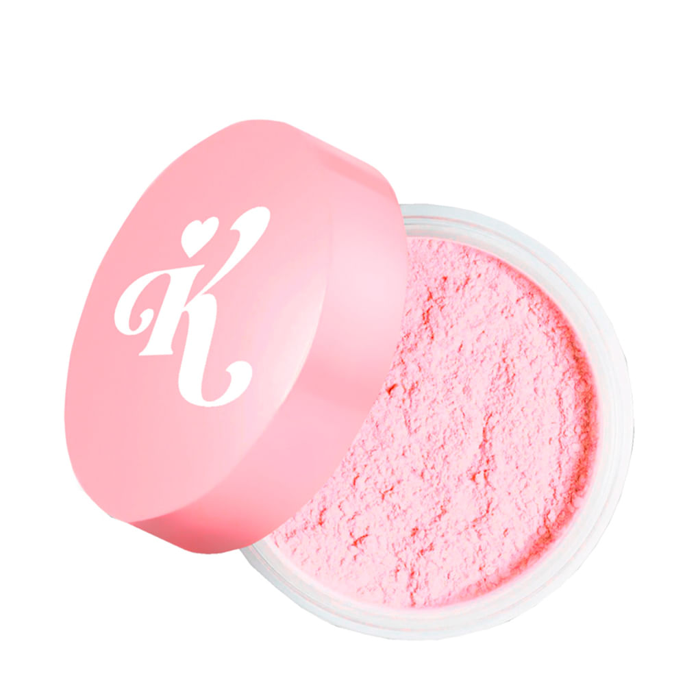 Pó Solto Translúcido Matte Karen Bachini Beauty Rosa Pink Powder