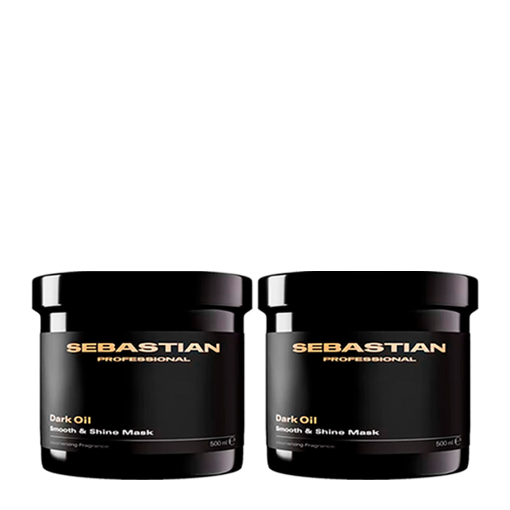 Kit Sebastian Professional Dark Oil Máscara de Brilho 500ml - 2 Unidades