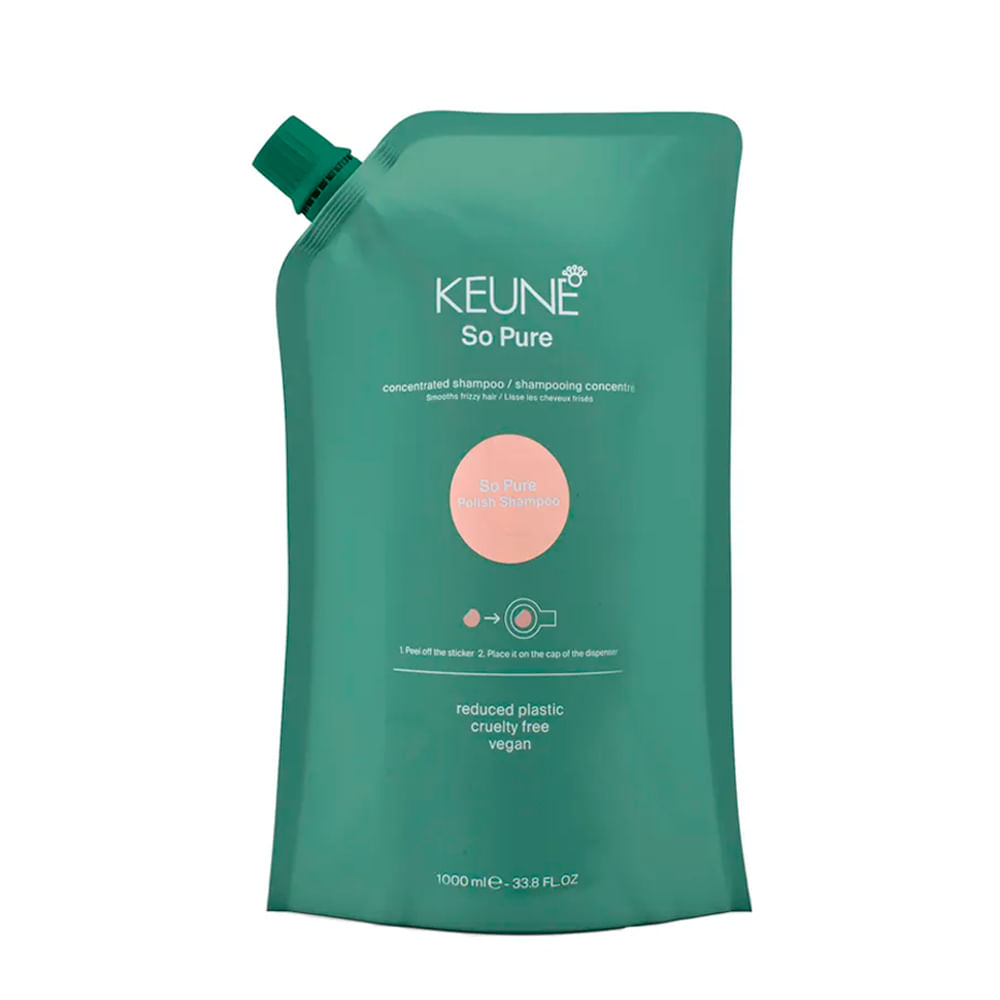 Shampoo Keune So Pure Polish 1000ml - Refil