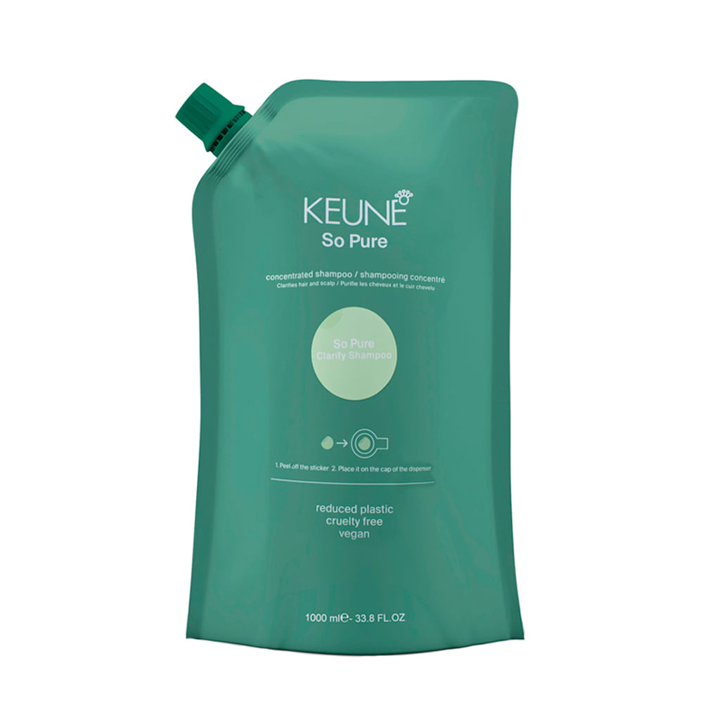 Shampoo Keune So Pure Clarify 1000ml - Refil