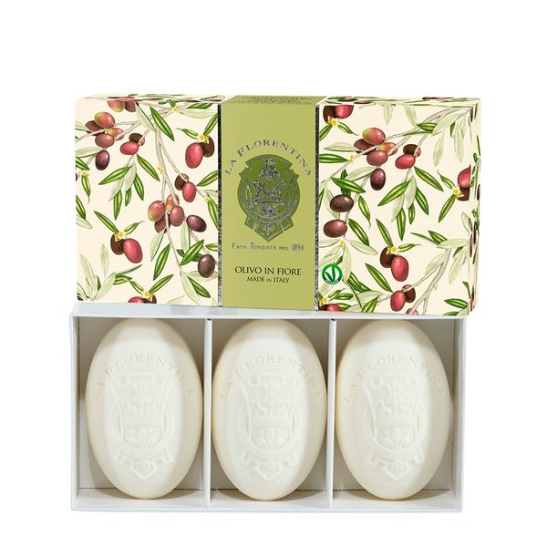Kit Sabonete em Barra La Florentina Folha de Oliveira 3 x 150 g Kit