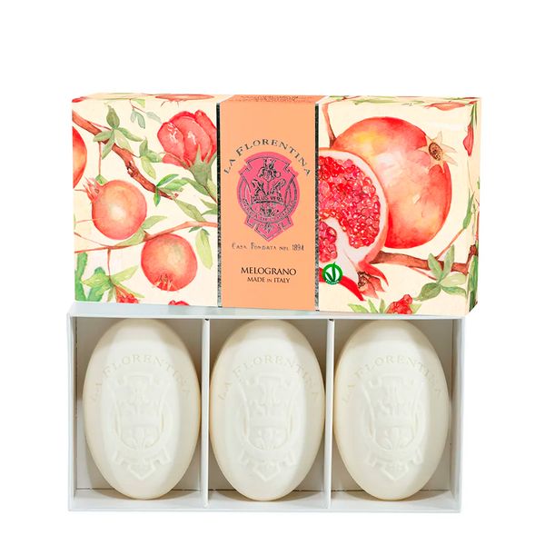 Kit Sabonete em Barra La Florentina Romã 3 x 150 g Kit